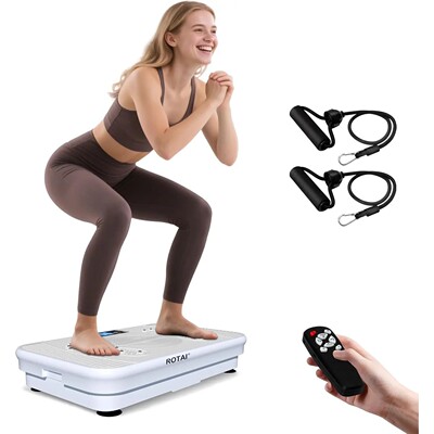 Shake Plate Vibration Exercise Machine for Lymphatic Drainag