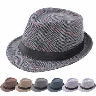 Check Fedora Middle-aged and elderly spring/summer leisure g