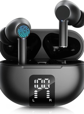 Wireless Earphone Bluetooth 5.3 Headphone 60H Playback LED P
