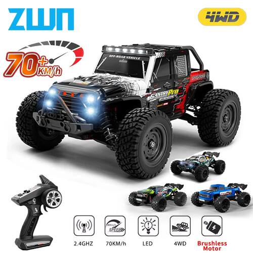 ZWN 6 70KM/H Or 50KM/H 4WD RC Car With LED Remote Control Ca