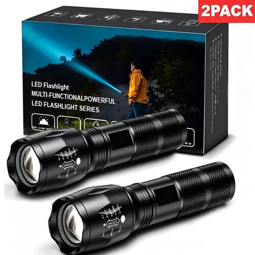10W Zoom LED Flashlight High Power Camping Hunting Fishing W