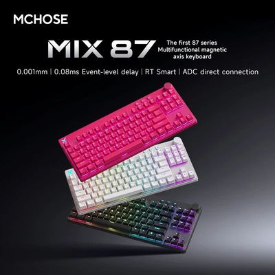 Mchose Mix87 Magnetic Swtich Keyboard Wired Gaming Keyboard