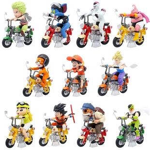 11 Styles Dragon Ball Z Motorcycle Figure Tom and Jerry Cray