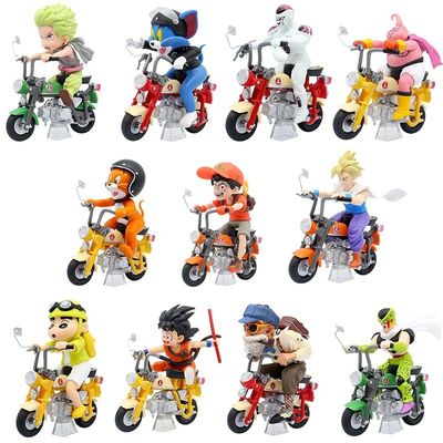 11 Styles Dragon Ball Z Motorcycle Figure Tom and Jerry Cray