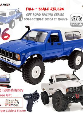 WPL C24-1 Full Scale RC Car 6 2.4G 4WD Rock Crawler Electric