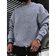 Hoo Sweatshirts Red 2026 Loose Solid Winter Soft Mens Fleece