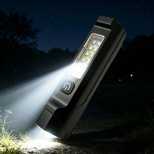 Outdoor light strip illumination, magnetic rechargeable flas