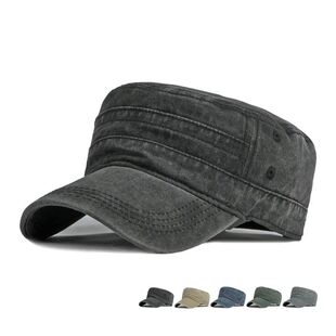 Men Flat Army Top Baseball Solid Boy Military Hunting Caps