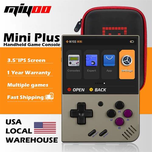 Miyoo Mini Plus Retro Handheld Game Console Classic Players