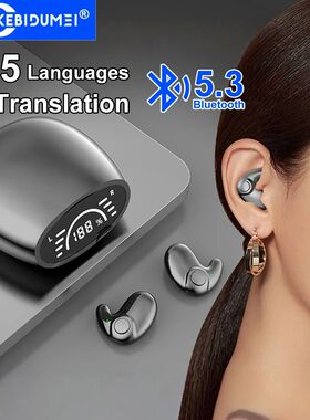 135 Language AI Translation Earphones Bluetooth 5.3 Headphon