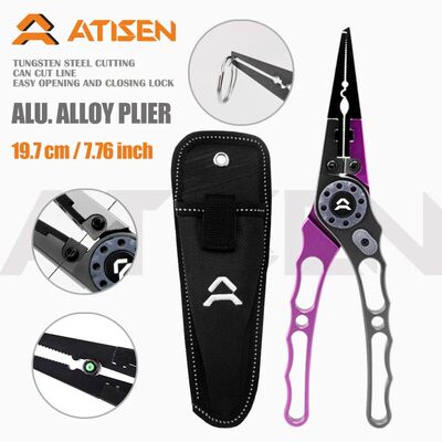 Piscifun Fishing Pliers with Split Rings, Ultralight Aluminu