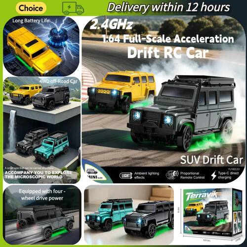 1:64 Remote Control Car 2.4G_Hz Desktop Drift Remote Control