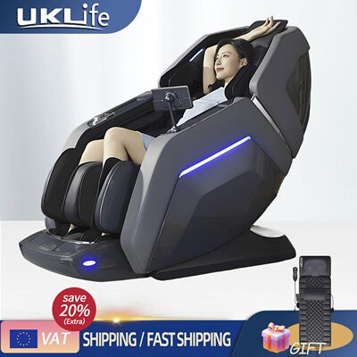 2025 New Model 4D+4D Dual Core Massage Chair with 25 Program