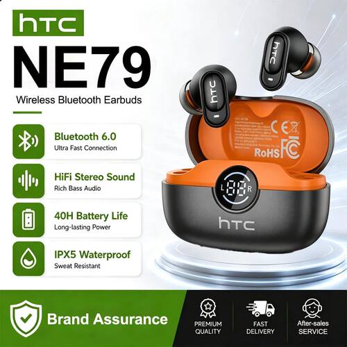 HTC NE79 Real Time Translation Earphone Bluetooth HiFi Music