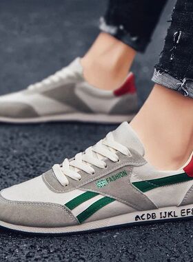 2025 Spring Summer New Male Running Shoes Lace Up Student Sp