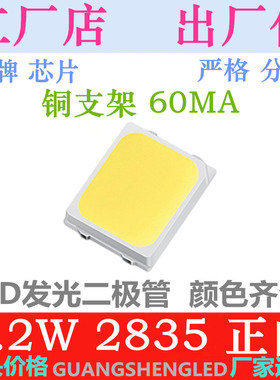 0.2W2835led灯珠 蓝色 白色 绿灯 红光 暖白 冰蓝 琥珀 粉红 黄色