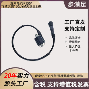 YBRI50飞致YS高压包点火线圈配件 适用雅马哈摩托车JYM天剑王250