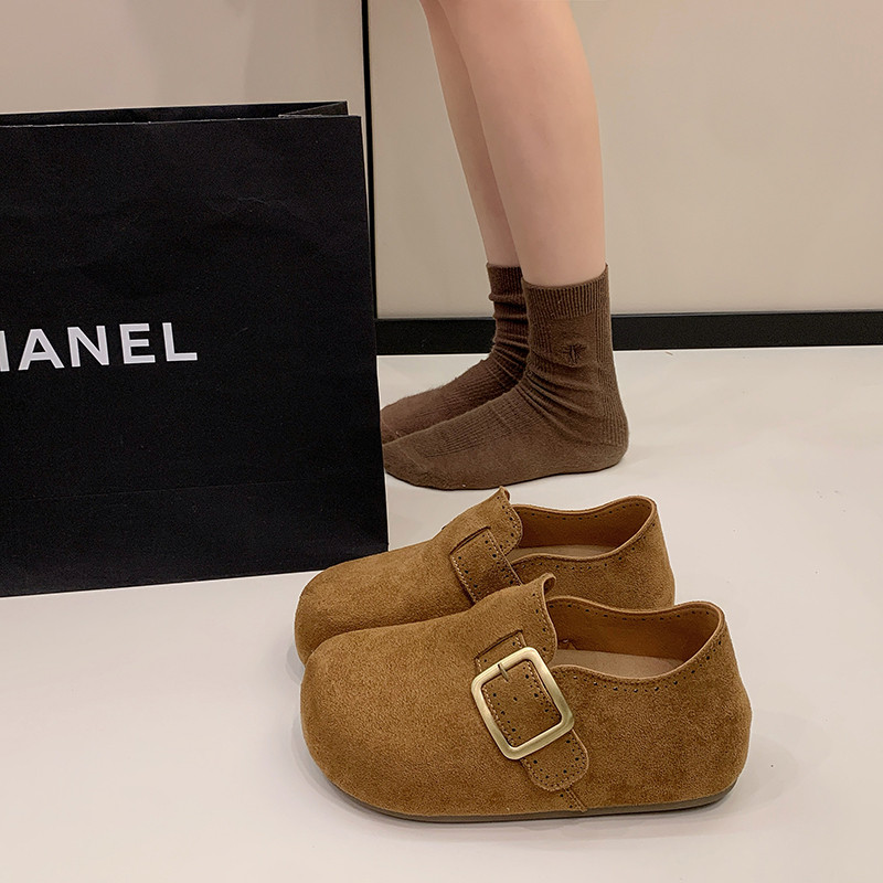 厚底增高全包真皮勃肯鞋一脚蹬懒人女鞋子2026年新款春节博肯单鞋,女鞋,勃肯鞋/软木鞋,淘宝优惠券,粉丝福利购,淘宝优惠卷