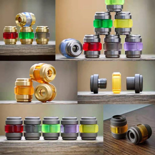 妖蛋 EDC多种款式彩虹糖进口PEI汉堡珠钛合金小刀坠随身带挂钥匙