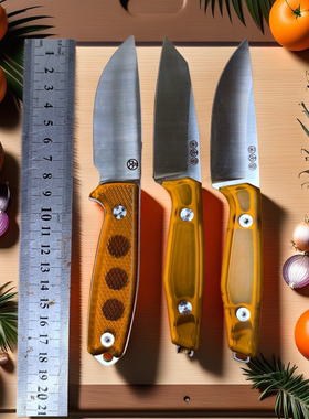 EDC进口轻量ULTEM家用户外厨房烹饪用具果蔬菜防随身不锈钢小刀具