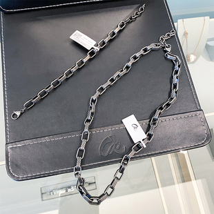 官方正品 KALRA复古色条纹机理男女项链小众个性 手链套装 CELIE