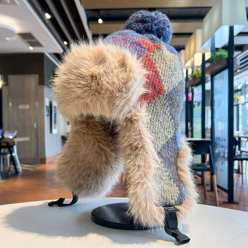 日本复古菱形格针织雷锋帽冬季加绒保暖防寒护耳帽骑车毛绒厚帽子,服饰配件/皮带/帽子/围巾,帽子,淘宝优惠券,粉丝福利购,淘宝优惠卷