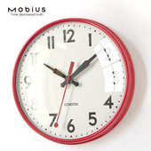经典 英伦风金属静音客厅挂钟大气创意简约时钟高级感挂表家用钟表
