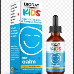 Bioray NDF 镇静，滋养肝脏并清体儿童香草味2 液量盎司60 毫升