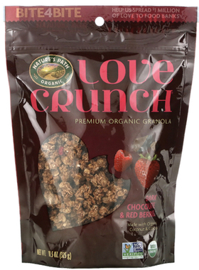 美国Nature's Path 优质天然黑巧克力和红色浆果格兰诺拉麦片325g