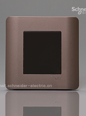 施耐德E8000ZENcelo轻点格调棕色 空白面板 白板  盖板