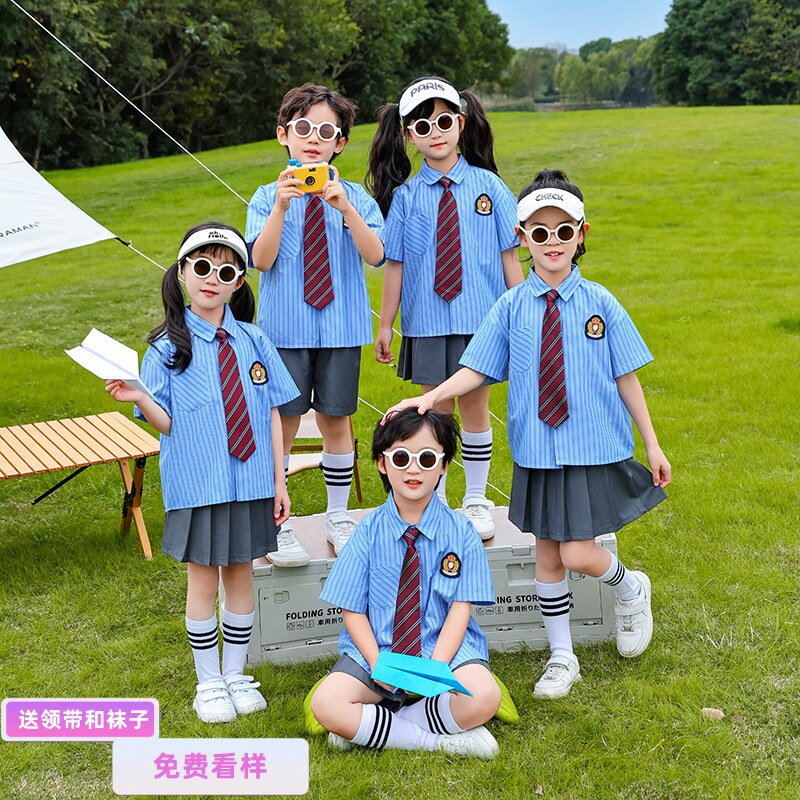 六一儿童合唱演出服幼儿园校服夏季毕业照诗歌朗诵服装小学生班服