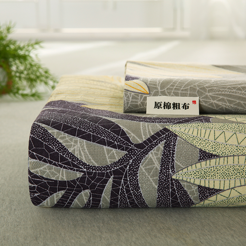 新款老粗布床单条纹印花床单亲肤舒适单双人床适用床罩床盖床品