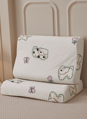 ins卡通乳胶枕套纯棉枕头套30x50cm单只装全棉儿童枕头皮40x60cm