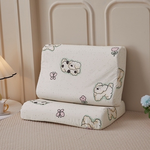 ins卡通乳胶枕套纯棉枕头套30x50cm单只装全棉儿童枕头皮40x60cm