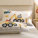 软糯学生枕芯套 60cm单只一对装 新款 全棉纯棉卡通儿童纱布枕套40