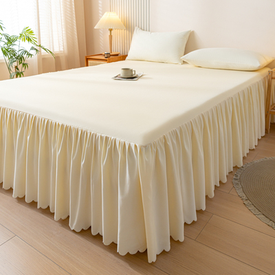 床罩床裙式床套单件保护套带裙边