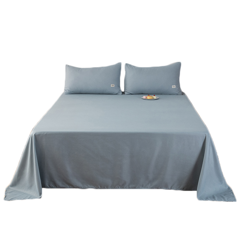 特价水洗棉床单单件纯色风150x200x230米学生宿舍单人床被单双人