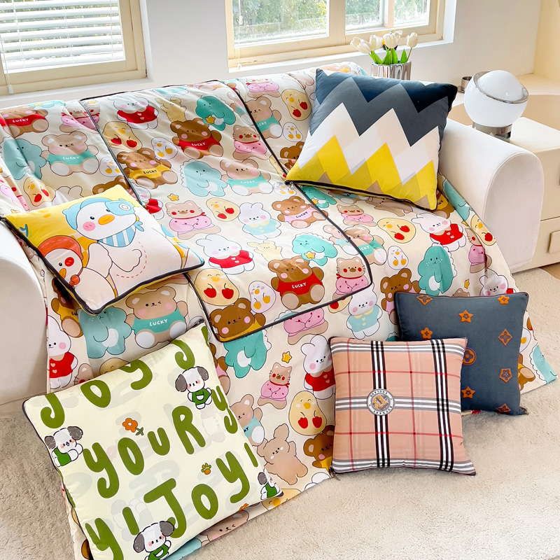 多功能精舒棉抱枕被家用