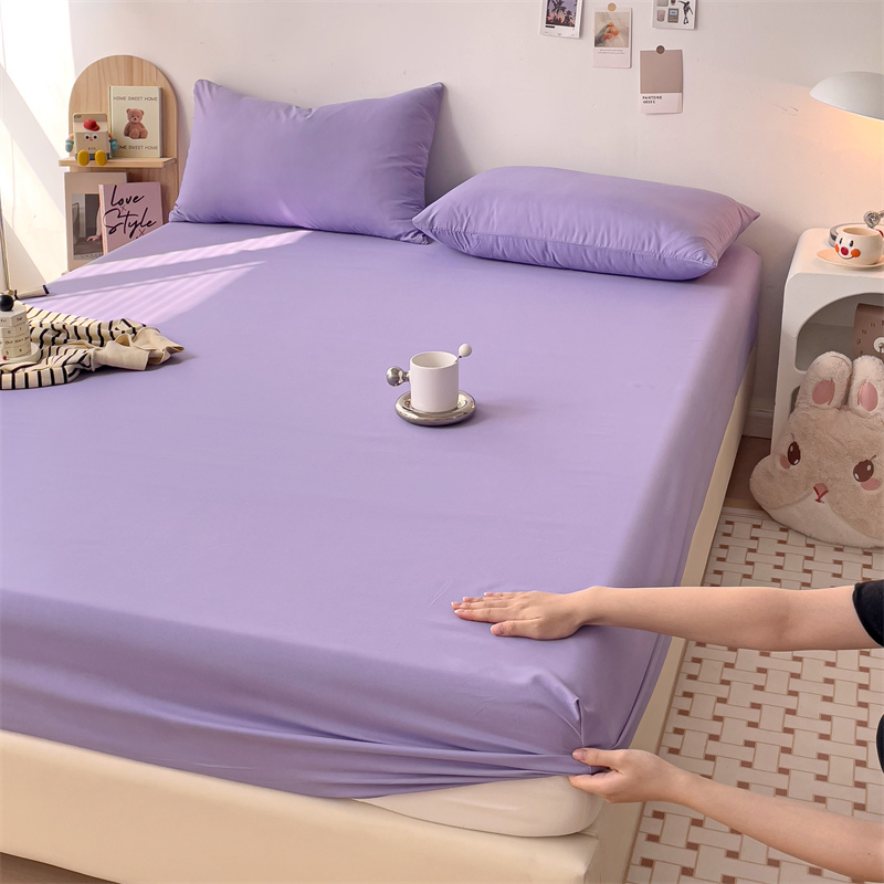 床笠单件水洗棉床罩床单席梦思床