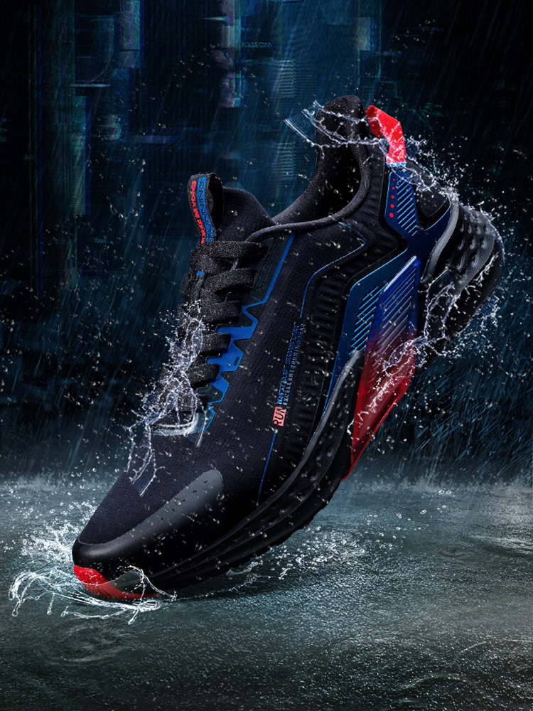 Rain screen running shoes 361 men's shoes sports shoes 2021 summer new anti-splash water soft bottom shock-absorbing non-slip running shoes men