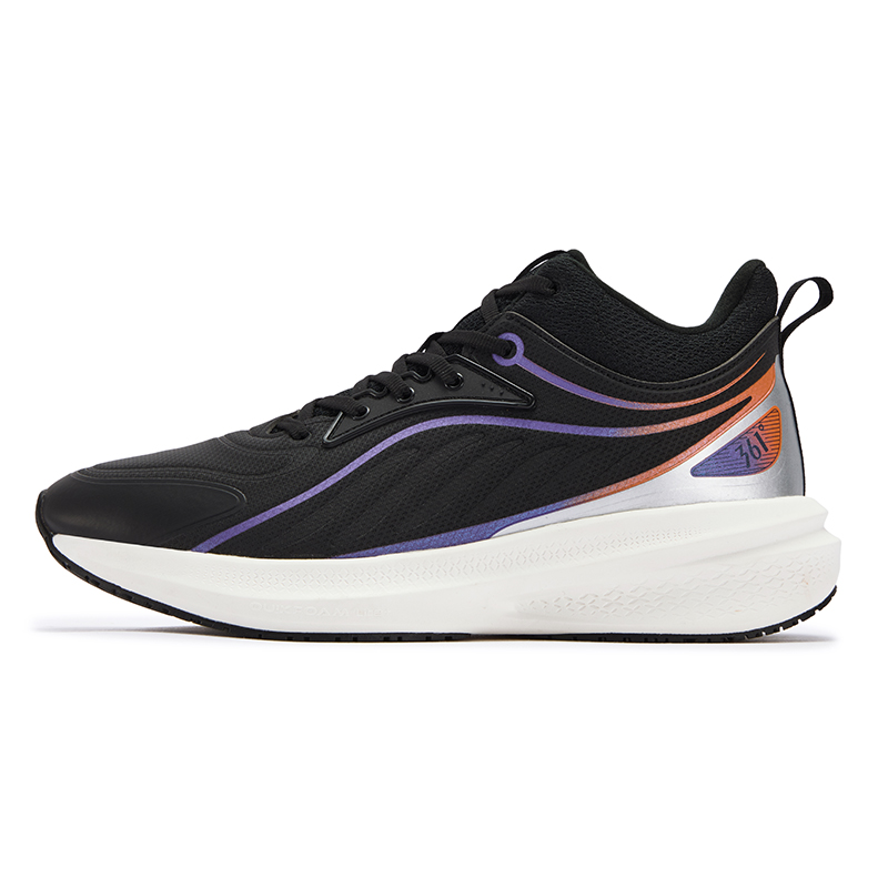 361度男鞋2025年冬季新款男加毛跑鞋