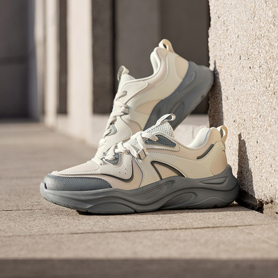 361运动鞋男2025新款冬季复古轻便百搭休闲鞋防泼水老爹鞋子男鞋