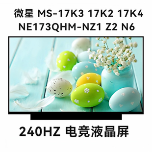 微星 MS-17K3 17K2 17K4 240HZ 电竞液晶屏幕NE173QHM-NZ1 Z2 NZ6