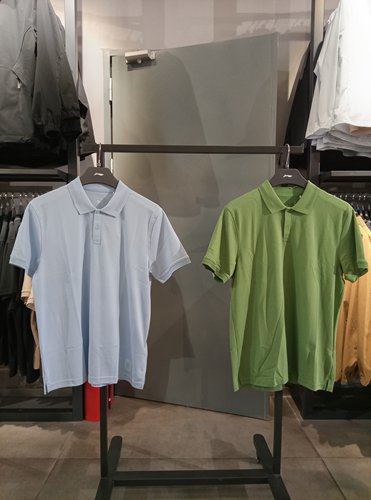李宁男子健身训练透气运动POLO衫