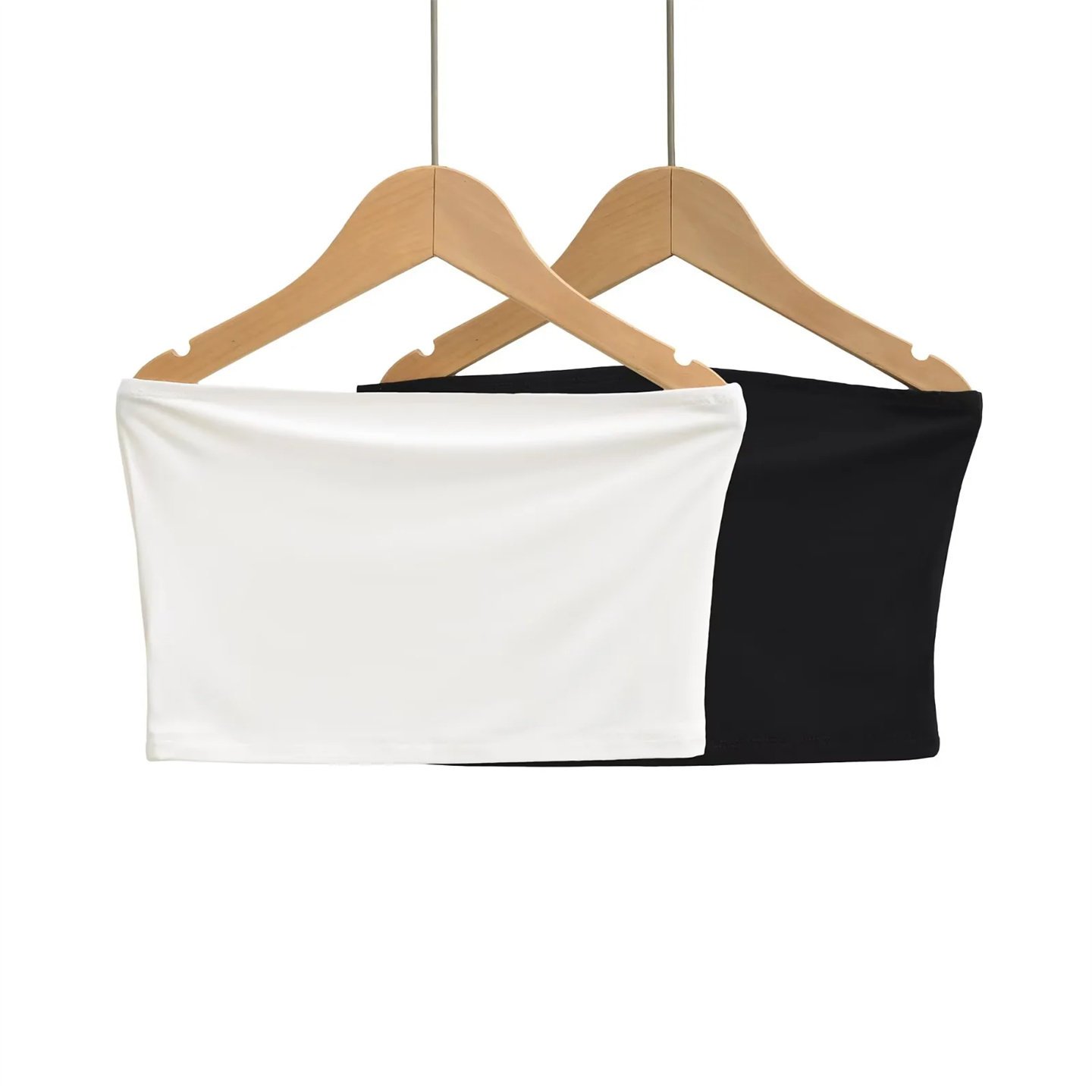 辣妹黑色无肩带抹胸背心女外穿弹力紧身性感打底内搭裹胸短款上衣,女装/女士精品,背心吊带,淘宝优惠券,粉丝福利购,淘宝优惠卷