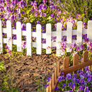 户外花园木围栏防腐木栅栏花坛草滩小篱笆室外庭院子菜园地矮护栏