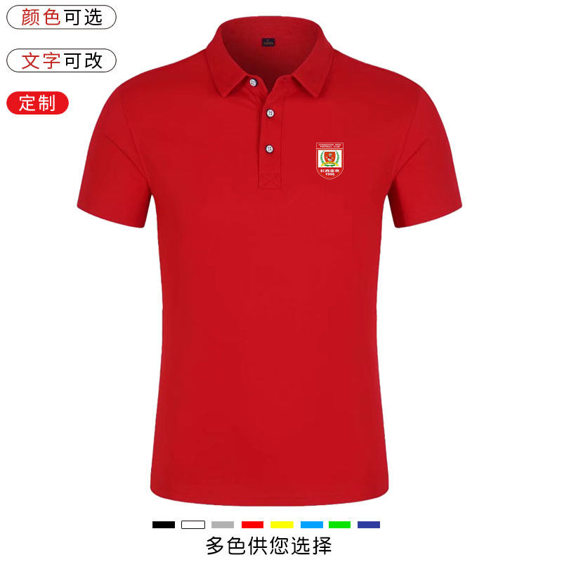 长春亚泰足球队服中超球衣t恤男女商务翻领短袖POLO衫上衣服休闲