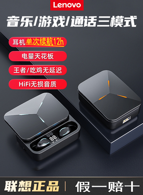 联想生态异能者 TG01真无线蓝牙耳机超长续航运动入耳式降噪游戏