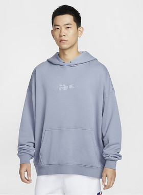 耐克男子2025春新款Oversize风运动休闲连帽卫衣套头衫HV4722-493