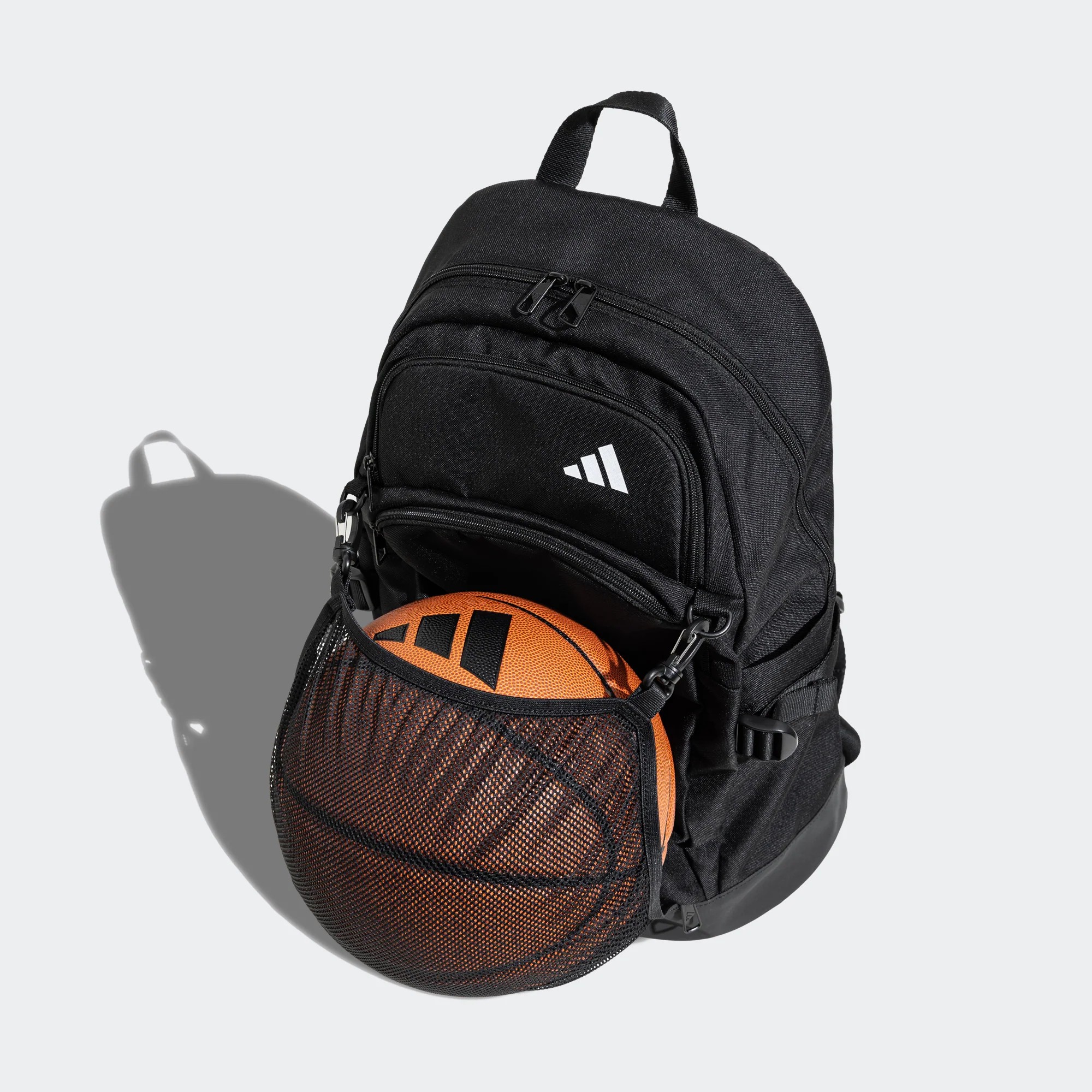 阿迪达斯男女包2024新款鞋包户外运动休闲学生双肩篮球背包JJ2061